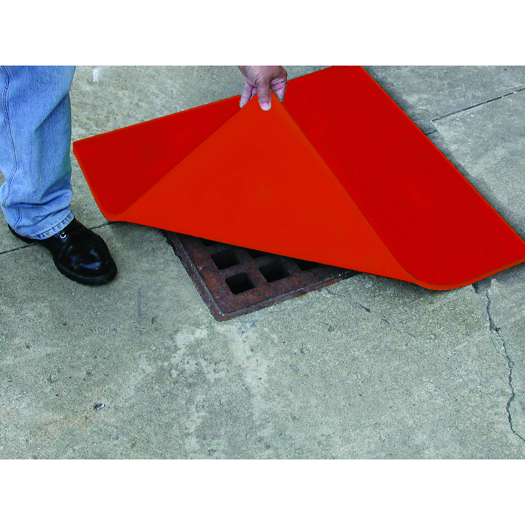 Eagle Drain Cover — 48in. x 48in., Chemically Resistant, Red, Model# T8724